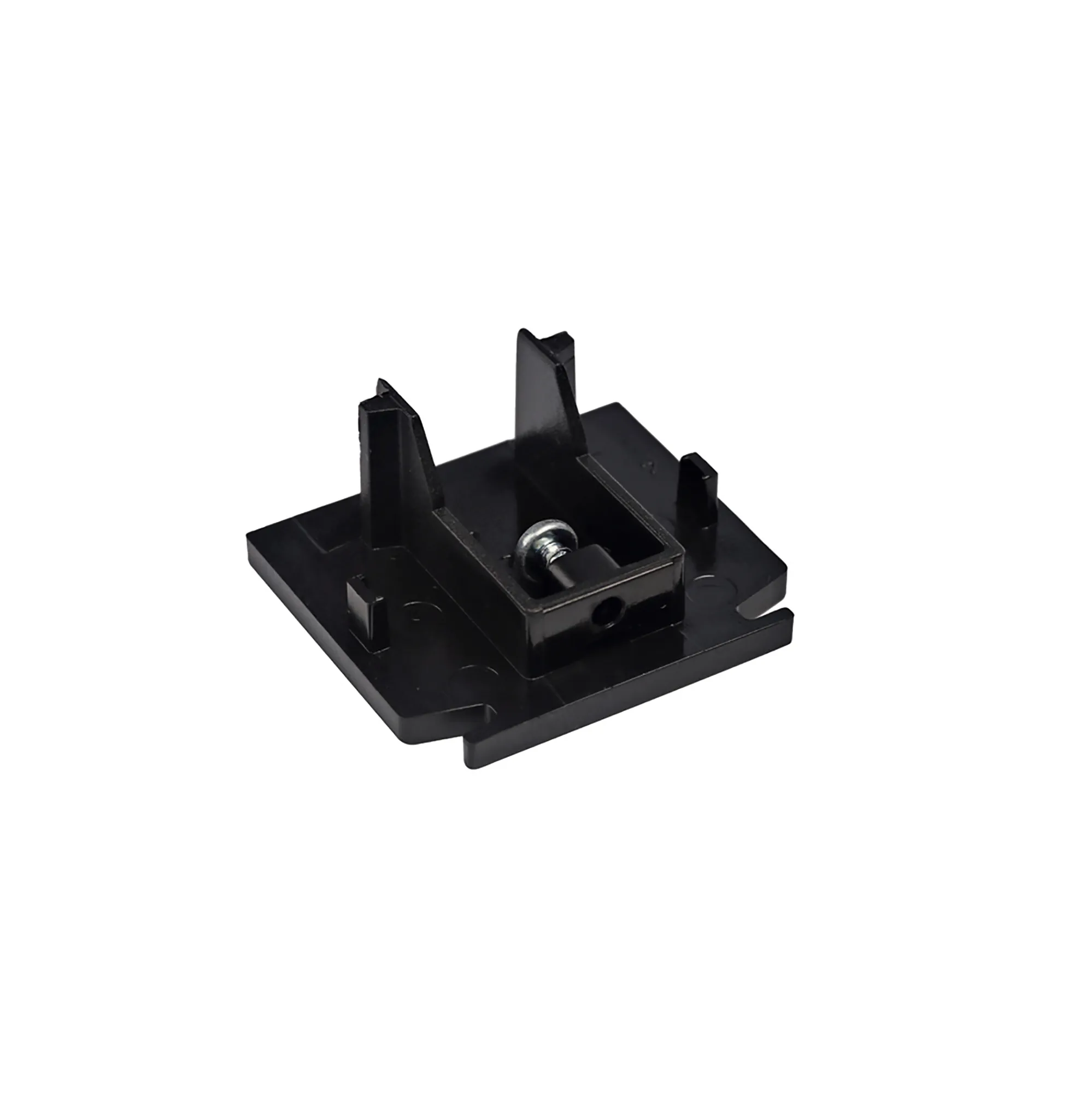 End Cap For All 3 Circuit Surface Mounted Tracks With Or Without Data Bus 555 0 1217 2  Eutrac 3 Circuit Surface-Black